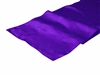purple satin runner
